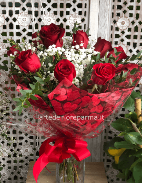 Bouquet di rose rosse